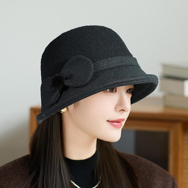 Mother Hat Women's New Autumn and Winter Bucket Hat Winter Models in The Elderly Warm Hat