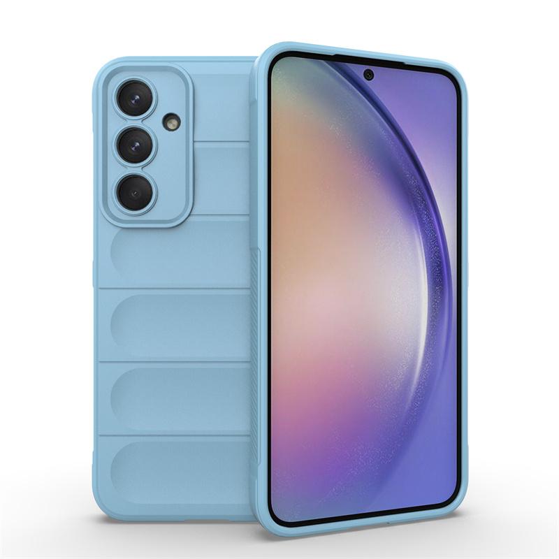 Für Samsung A55 Hülle Abdeckung Samsung Galaxy A55 A 55 5G Capas Stoßfest Objektivschützende Stoßstange Neu Weiche TPU Fundas Samsung A55