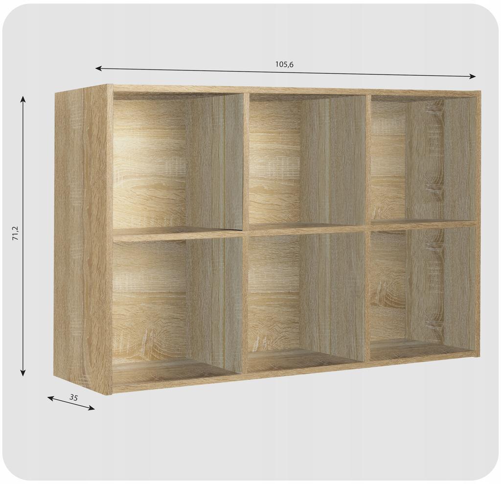 Shelf Bookcase Organizer Container Stand for Vinyl Records Binders Cubo 5