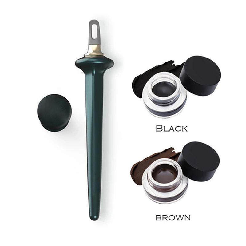 Guide d'eye-liner, gel eye-liner facile et sans glissement, pinceau eye-liner en silicone réutilisable, eye-liner pour les mains tremblantes, eye-liner 2024