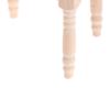 1/12 Dolls Miniature Furniture Wooden Unpainted Dining Chair For Dollhouse
