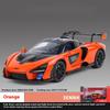 1/24 Scale Mclaren Senna Supercar Alloy Car Model, Simulated Sound and Light Racing, Children's Toy Car Ornaments for Boys Holiday Gifts