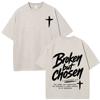 Jesus Christian Bible Verse Print Tshirt Unisex Unisex Fashion Tshirt Shortsleeved Loose Casual Cotton Vintage Washed T Shirts
