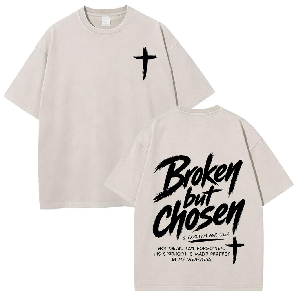 Jesus Christian Bible Verse Print Tshirt Unisex Unisex Fashion Tshirt Shortsleeved Loose Casual Cotton Vintage Washed T Shirts
