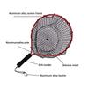 Portable Fishing Nets Ultralight Aluminum Alloy Silicone Wear Resistance Mesh Hand Dip Casting Landing Net For Fly Fishing