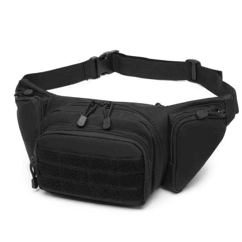 Men Waist Fanny Pack Belt Bag Tactical Military Motorcycle Rider Sports Climb Camping Nyl Male Tool Sling Chest Hip Bum Bag