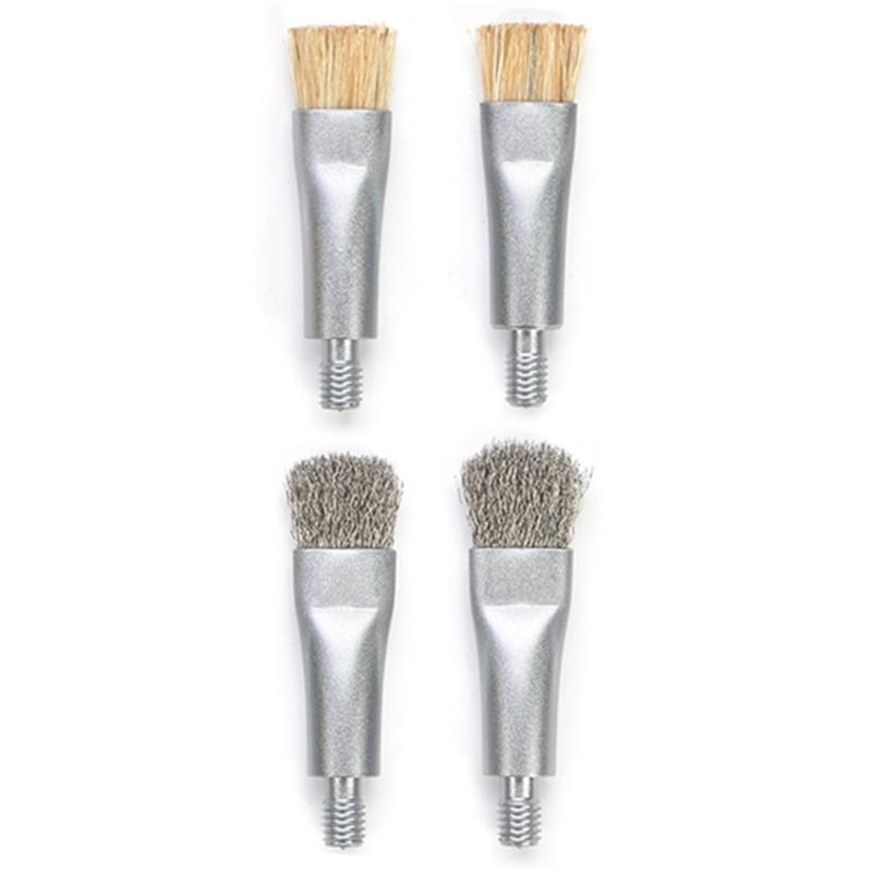 

4 шт. Антистатические сменные головки для щеток для удаления клея с материнской платы телефона, микросхем, инструменты для чистки печатных плат с проволокой и щетиной 1