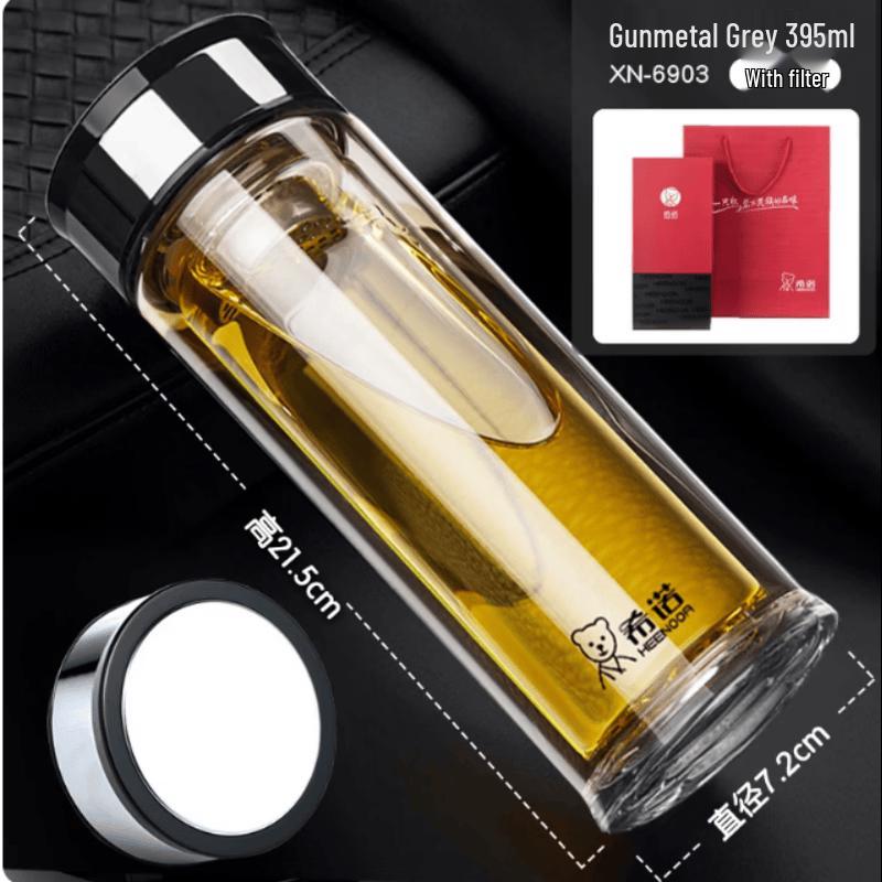 Xino Muke Double Wall Insulated Glass Cup