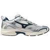 Mizuno MXR Snow White Majolica Blue Silver Unisex Sneakers D1GA245102