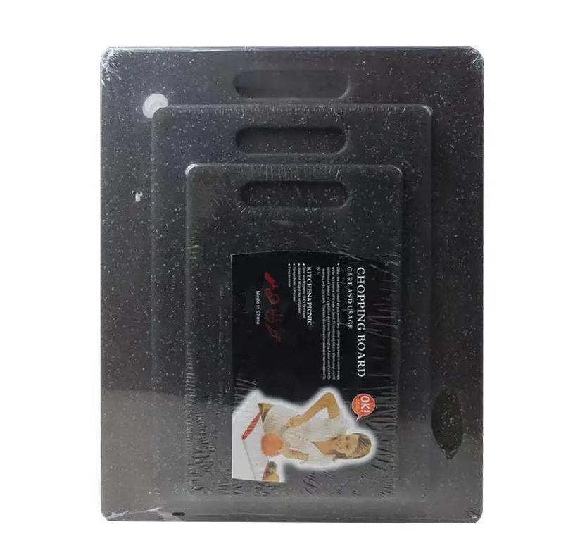 Marble Texture PP Cutting Board Antibacterial Double-sided Vegetable Cutting Board Food Grade Anti-mildew Meat Chopping Board