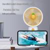 Rechargeable Cartoon Fruit Mini Desktop Fan - Portable, Long-Lasting Electric Fan