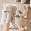 New Style Cotton Shoes for Women's Indoor Thick-soled Anti-slip and Warm Couple Plush Slippers