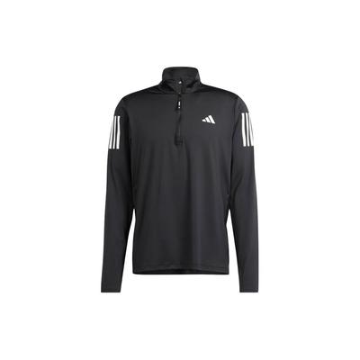 Own The Run Half Zip Jacke Gestreiftes Langarm-Sweatshirt Herrenjacken Schwarz IN1490