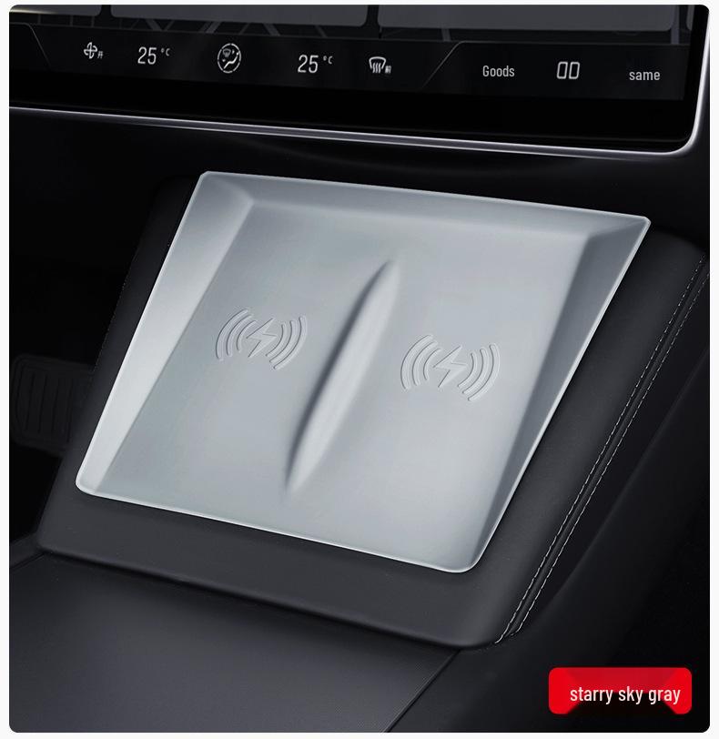 Tesla Model 3 2023 Wireless Charging Non-slip Silicone Pad for Center Console