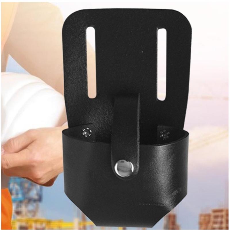 Pack Of 4 Durability PU Tape Measure Holder Secure Lock Pouch Waterproof And Dustproof For Tradesmen Electricians