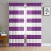 Indoor Tulle Curtains Pattern Texture Purple Girls Bedroom Exquisite Voile Curtain Living Room Kitchen Chiffon Fabric Curtains