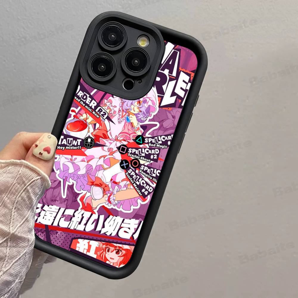 Classic Game Touhou Project Silicone Soft Phone Case For IPhone 17 16 14 13 12 11 15 Pro Max Plus Air Cover