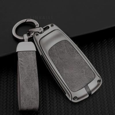 Zinc Alloy High-end Car Smart Key Cover Suitable for Q7 2016 2018 2019 Car Key Chain Bag Accessories