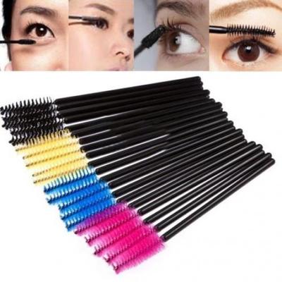 Lot de 50 brosses à cils jetables, outil de maquillage cosmétique, baguettes de mascara, applicateur
