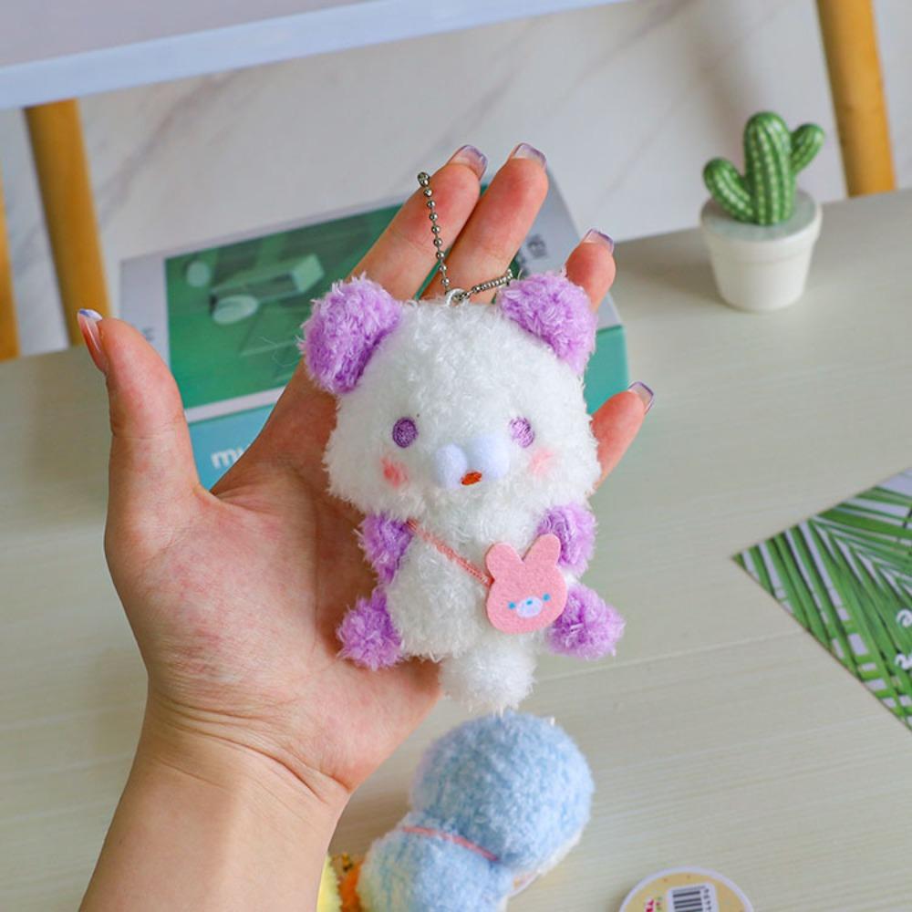 

Gift Kindergarten Sweet Good Quality Plush Doll Stuffed Doll Little bear Bag Pendant