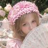 Elegant Pink Plaid Headband Imitation Pearl Lolita Hair Band Lace Bow Hair Accessory  Daily Wear