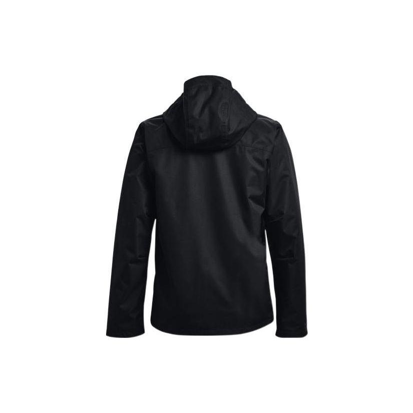 Under Armour Logo Print Zip-Up Hoodie Women Jackets Black 1371593-001