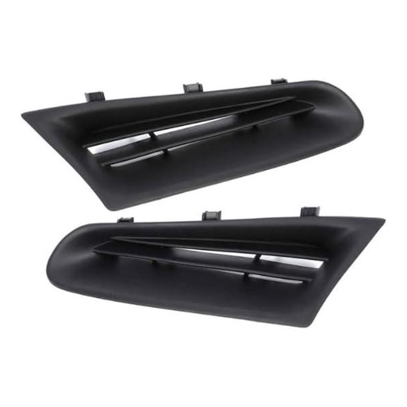 Grille de Pare-chocs Avant de Voiture Pour Renault Clio MK3 2005-2009 Grille Ouverte pour Phares Antibrouillard Prise d'Air Cache de Phare Antibrouillard