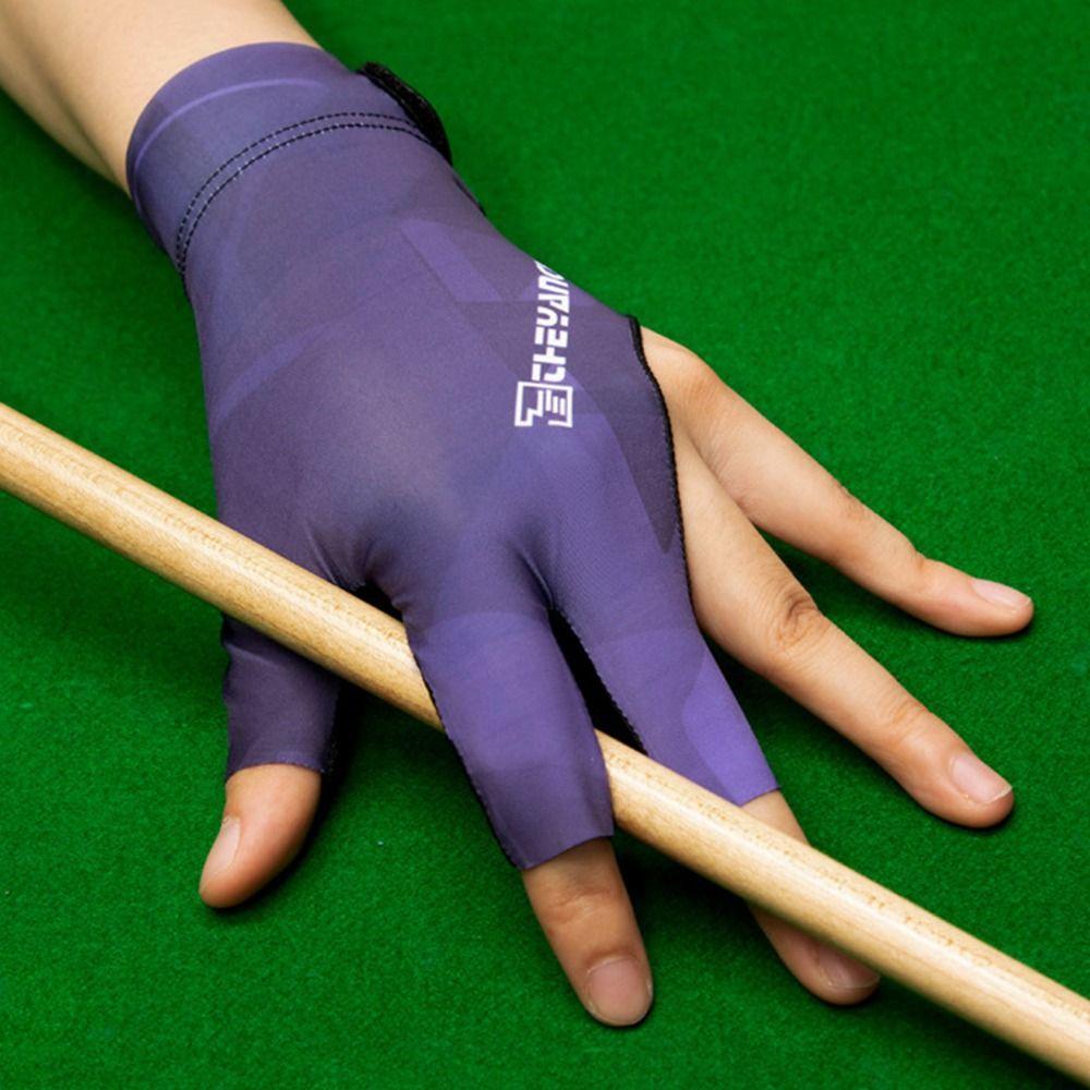 Left Hand Left Hand Billiards Gloves Three Finger Three Cut Gloves Billiard Accessories