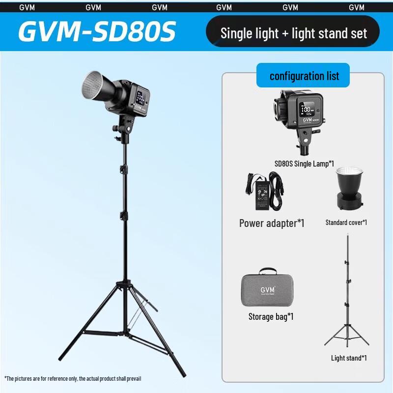 GVM SD80 Series Portable Photography Fill Light