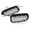 Pair Diamond Style Front Kidney Grill Grille For BMW 3 Series F30 F31 F35 F80 Saloon Estate 2011- Racing Grills