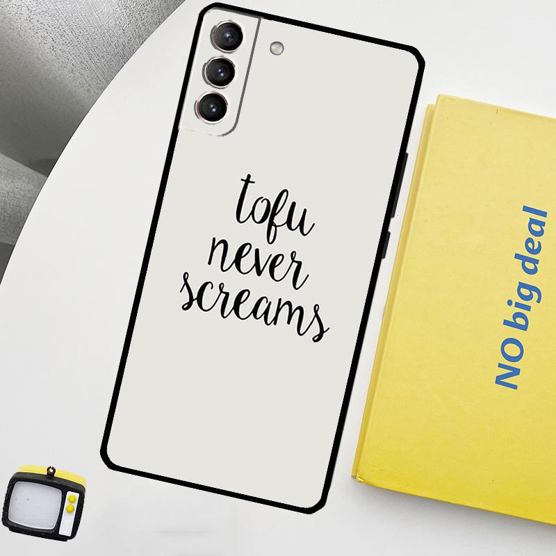 Vegan Inspiration Phone Case For Samsung Galaxy S24 Ultra S20 S21 S22 S23 Plus S9 S10 S24 FE S25 Ultra Cover