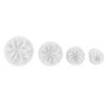8pcs 8 Petals Shape Fondant Cutter Mold Daisy Pattern Flower Plunger Cutter  Biscuits Sugar Cubes