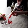 Handcrafted Wine Decanter Featuring an Ice Mountain Motif, Perfect for Aerating Red Wine Without The Need for Electricity