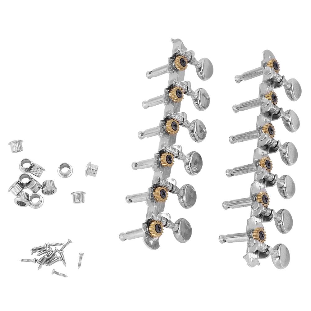 6+6 Guitar Tuning Keys Pegs Open Tuners Zinc Alloy Machine Heads for 12 String Guitar