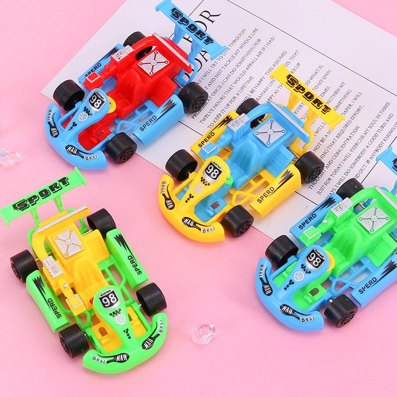 Racing Toddler Car Toy With Plastic Material For Parent Child Interaction Play