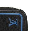 Used 12564 Zippy Wallet Vertical M30070 7940 New Zip Around Black Blue Taiga Noir Men's from Japan AUTHENTIC