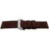 Watch Bracelet - MY-MONTRE - Matt - Calfskin - Dark Brown - 24mm