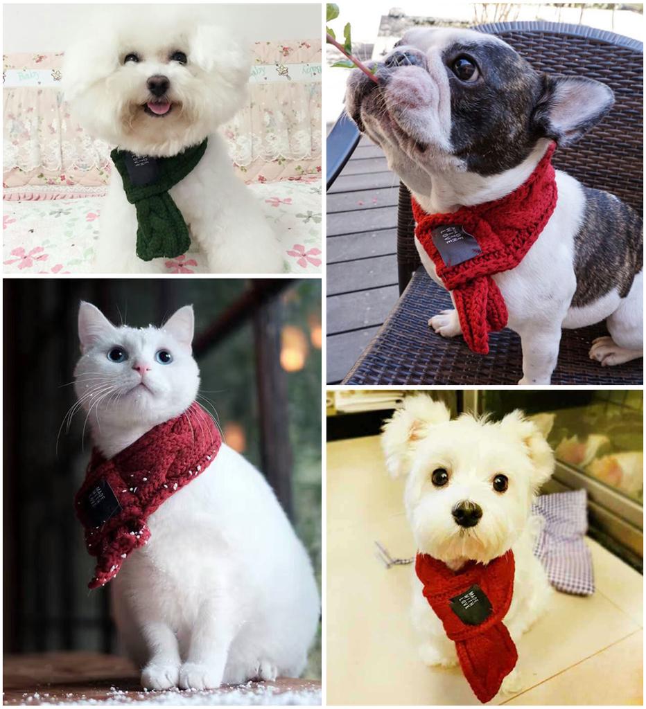 Dog Scarf Legendog Puppy Scarf Thicken Woolen Pet Scarf Dog Knit Scarf Neck Warmer for Cold Weather S Dog Scarf Legendog Puppy Scarf Thicken Woolen Pet Scarf Dog Knit Scarf Neck Warmer for Cold Weather S