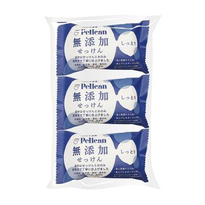 Pelican 100g X 3 Additive-Free Soap, Moisturizing,