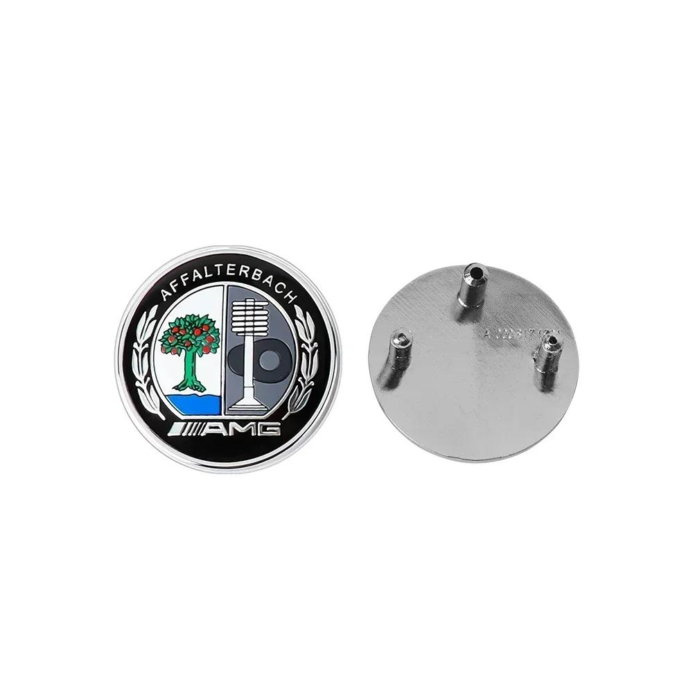 Autoaufkleber Für Mercedes Benz 1 Stück Auto ABS Flaches Haubenemblem Frontplakette Logo Aufkleber Für Mercedes Benz AMG W212 W213 W205 W177 W2