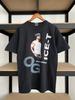 Unisex Shirt Cotton Oversize Large Size Vintage 1991 Ice-T OG Gangster Rap Black T-shirt Sz L
