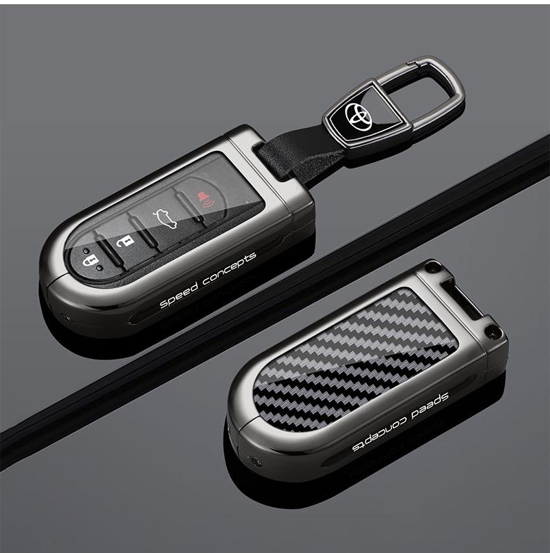 Kompatibelt metallnyckelfodral för Toyota Daihatsu Tanto La600S/610S/150S och Proton Perodua