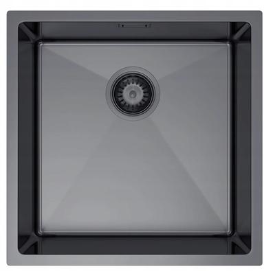 Single-bowl Sink Nayes 44x44 Steel Black Pvd