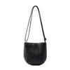 Exquisite small bag Portable fashion versatile shoulder messenger bag Casual woven bucket bag
