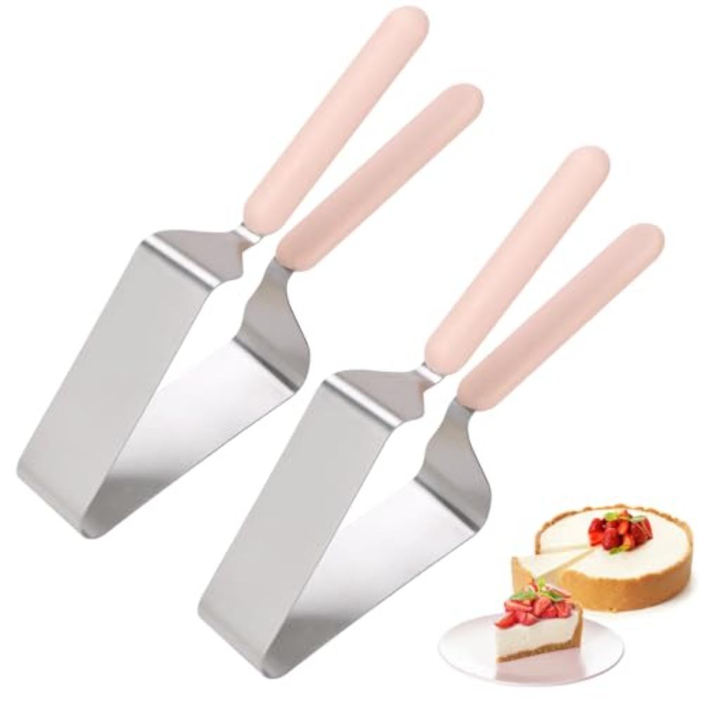 1/2pcs Triangular Stainless Steel Cake Slicer Dessert Shop Cutter Fudge Dessert Slicing Processing Birthday Kitchen Tools