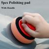 6 Teile/satz 4 Zoll Polieren Polieren Pad Flache Schwamm Polieren Polierer Pads Kit für Auto Auto Polierer Glas Polieren Auto
