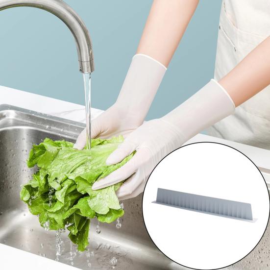 Silicone Sink Splash Guard Vegetable Washing Water Splash Protector Universal Multi-purpose Kitchen Countertop Anti-Splash Board