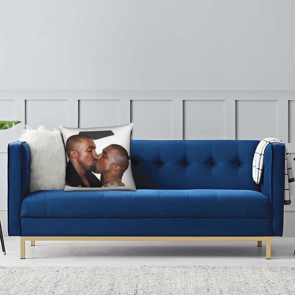 I Love You Like Kanye Loves Kanye Pillowcase Soft Fabric Cushion Cover Decoration Pillow Case Cover Home Drop Shipping 45*45Cm