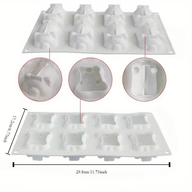 Golden Pig Mousse Silicone Mold DIY Cake Mold Ice Cream 3D Pig Rice Cake Ice Cream Mold