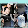 Cotton Baseball Cap For Women With Embroidered Letters Sun Protection Fashionable Casual Headwear